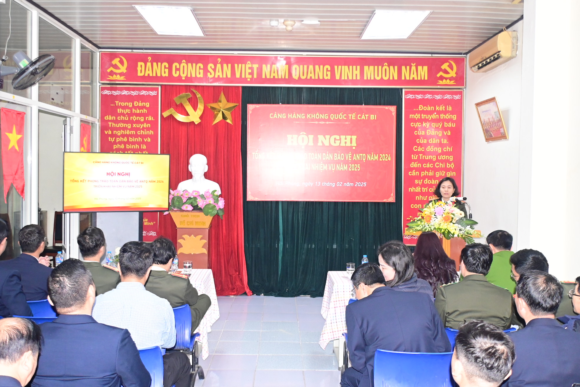 Cảng hàng không quốc tế Cát Bi: Đạt danh hiệu Tập thể xuất sắc từ xây dựng phong trào toàn dân bảo vệ ANTQ